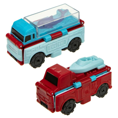 Машина Transcar Double Дельфино-кар Автовоз с лодкой 1toy Т21860 1